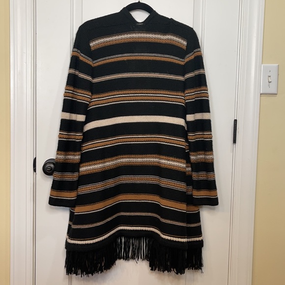 *NEW* JOHNNY WAS NWT ALPACA ADA FRINGED CARDIGAN - Picture 7 of 10